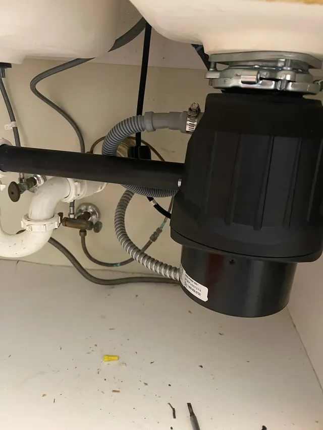 Garbage disposal installed — handyman project photo in Pinellas County FL by Knight Group