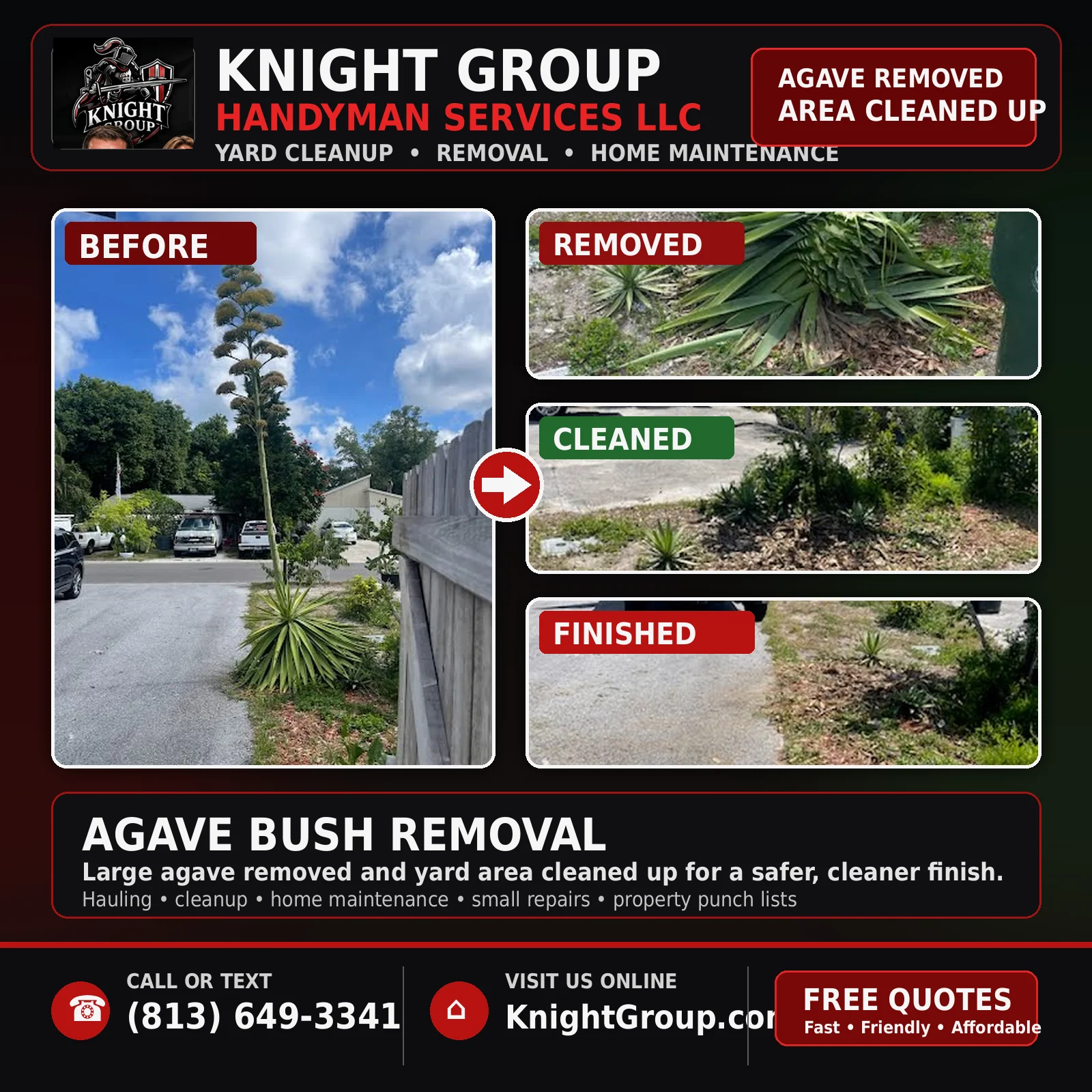 Port Richey handyman project photo in Pasco County FL by Knight Group