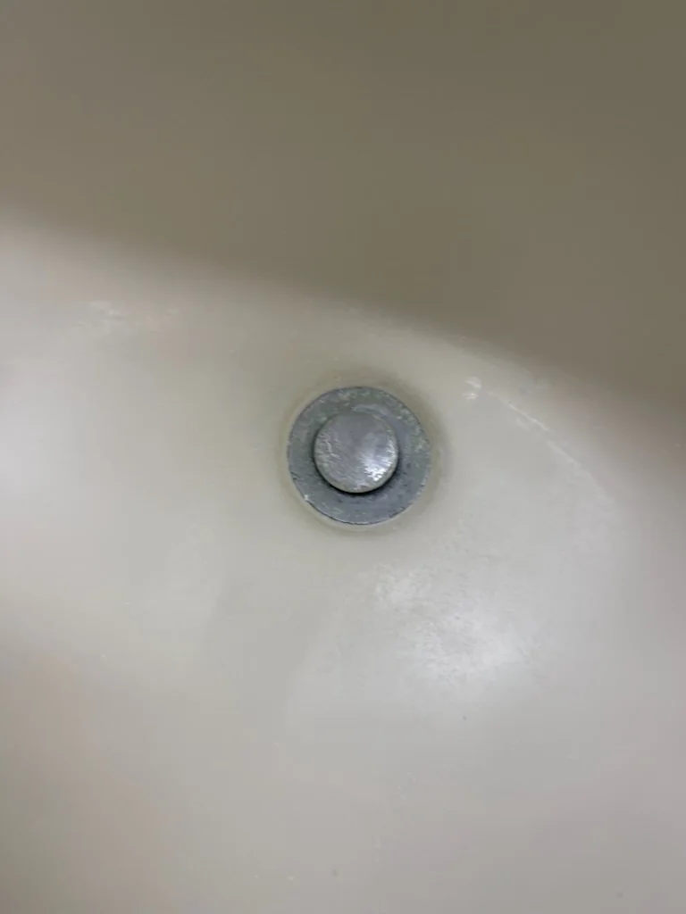 Original tub drain assembly — handyman project photo in Pinellas County FL by Knight Group