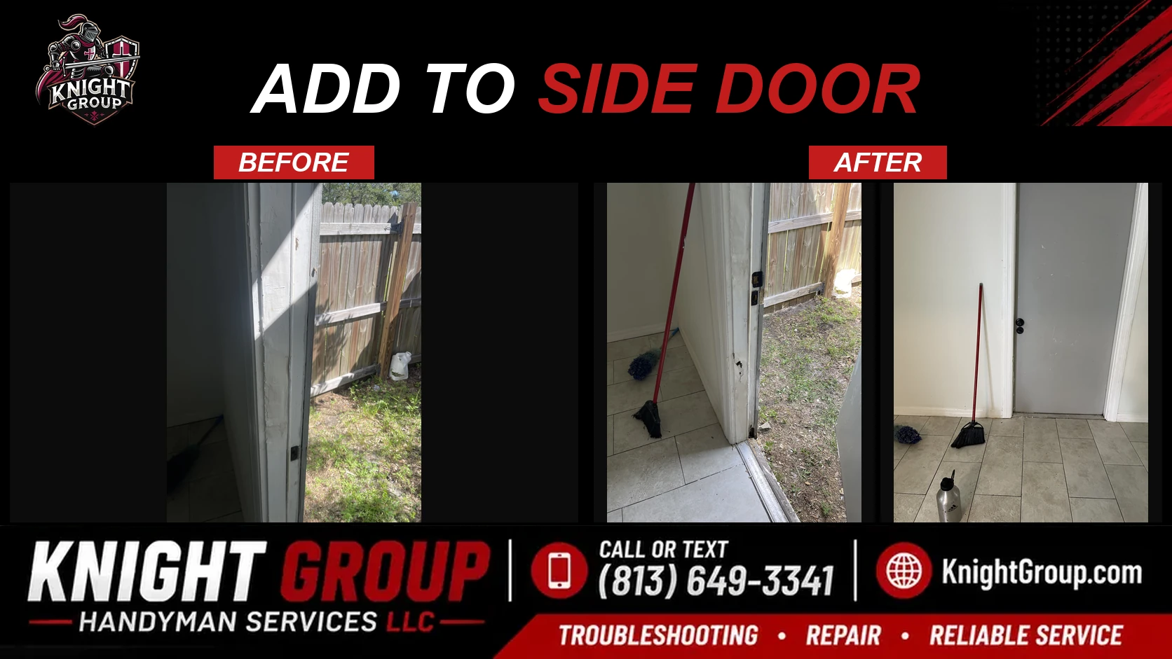 Add to side door