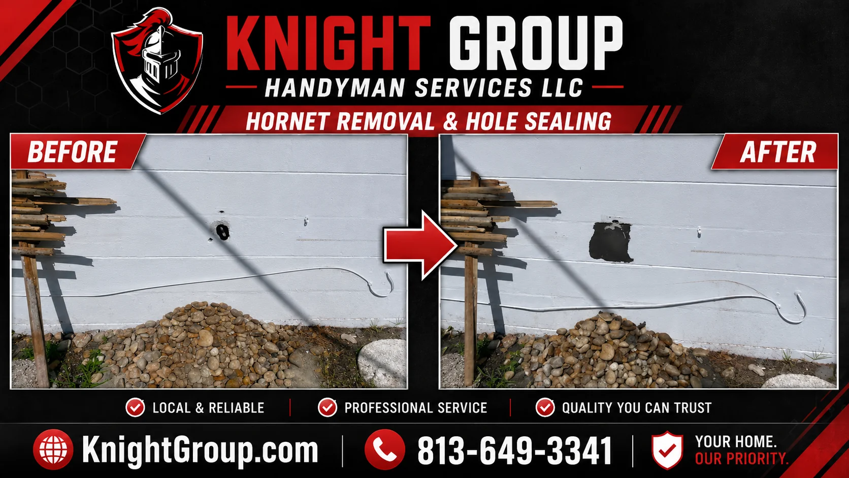 Beacon Square handyman project photo in Pasco County FL by Knight Group