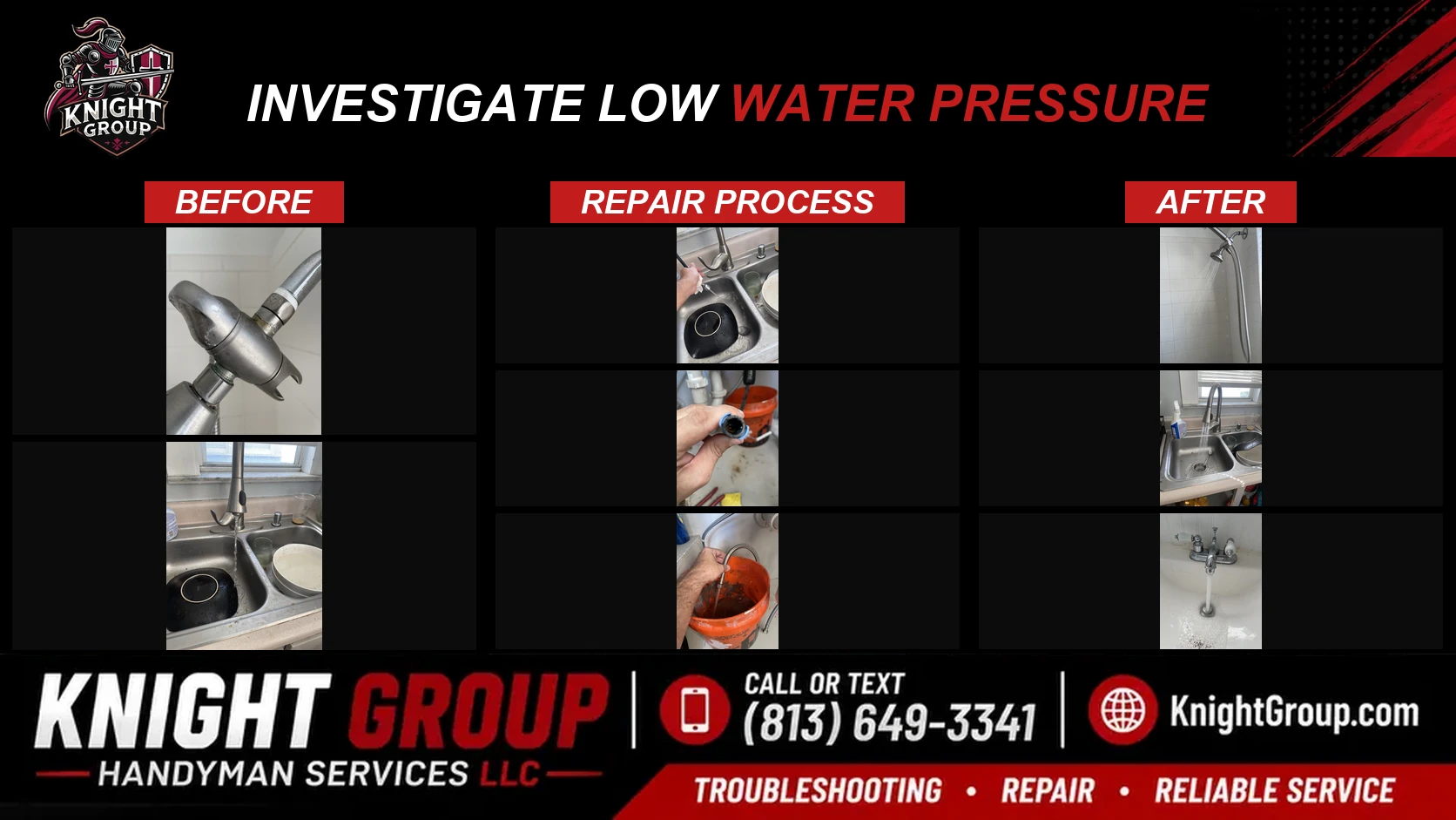 Investigate Low Water Pressure