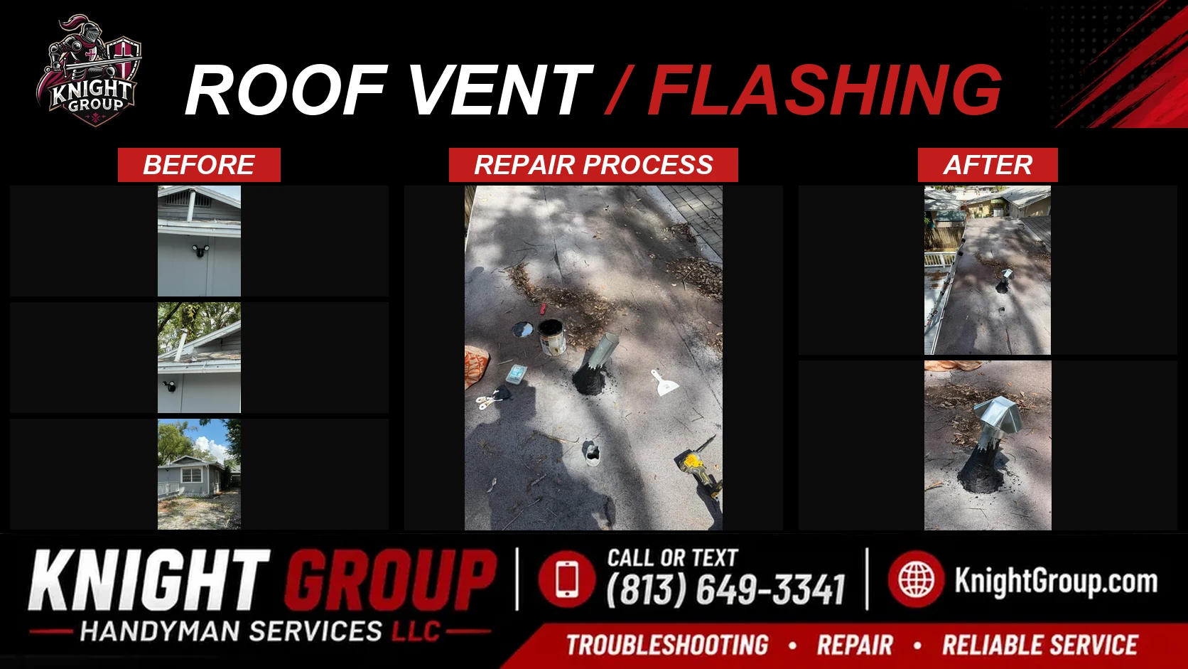 Roof vent / flashing