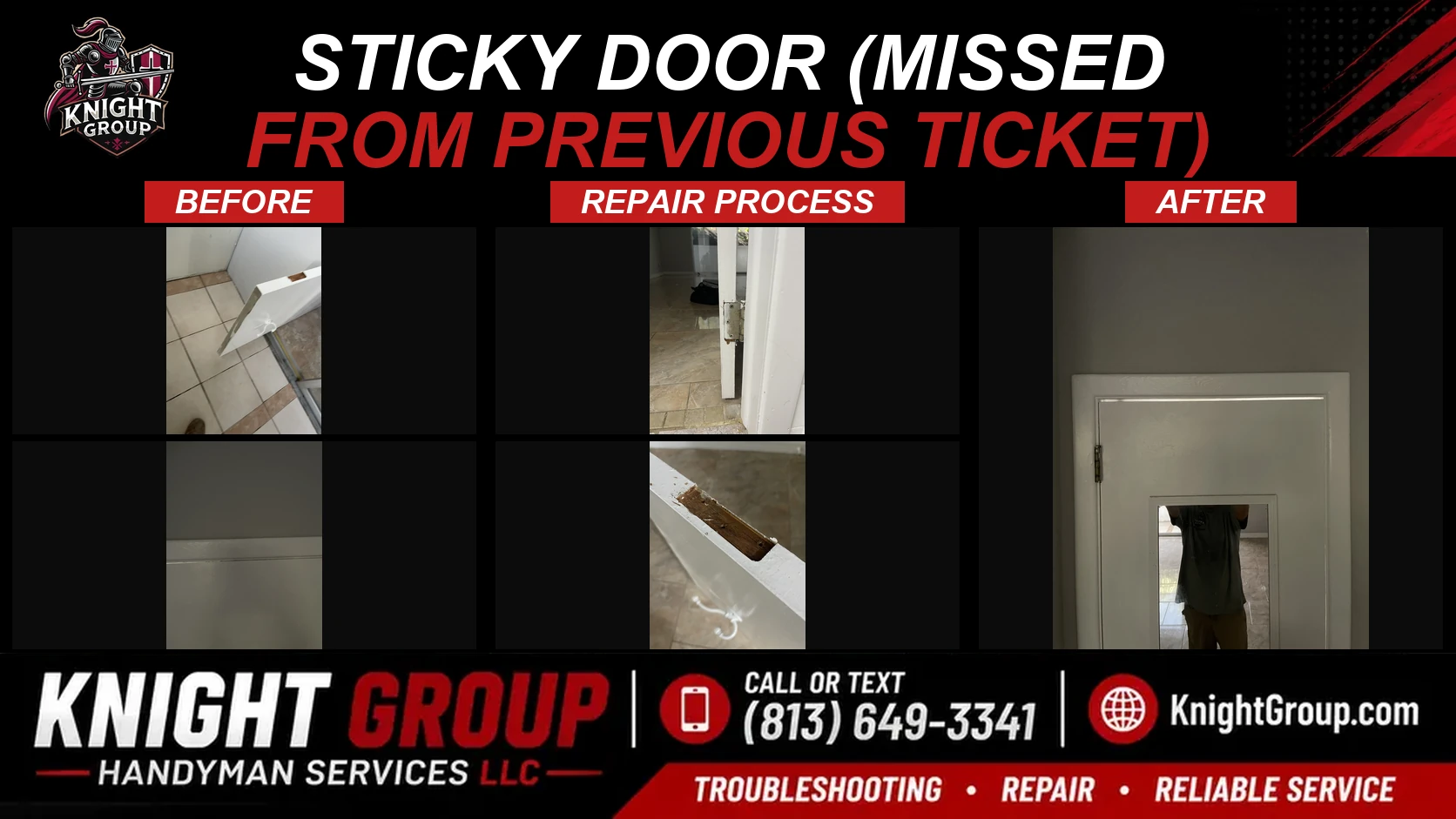 Sticky Door (missed from previous ticket)
