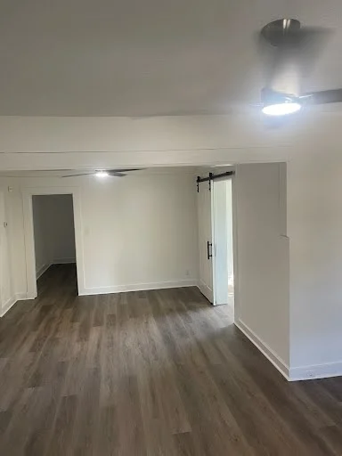 Ceiling fan installed on existing connection — electrical work in Pinellas County FL by Knight Group