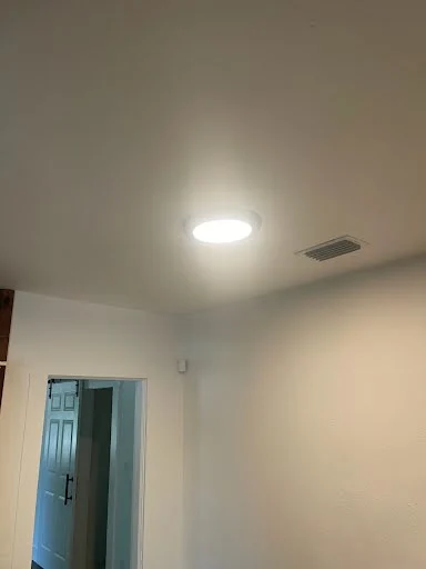 Light fixture installed — electrical work in Pinellas County FL by Knight Group