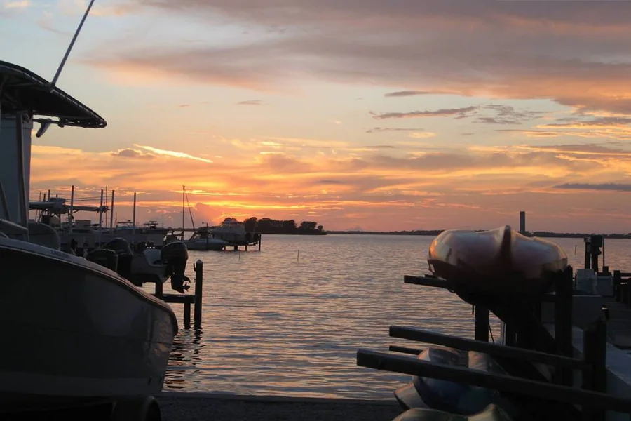 Ozona waterfront sunset near Palm Harbor — Knight Group handyman service area